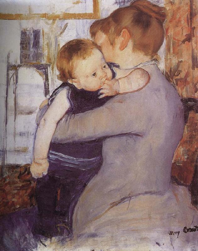 Mary Cassatt Mother and son